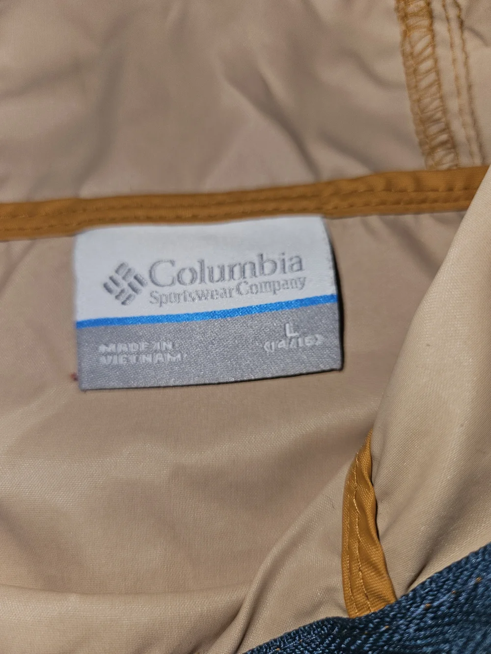 Columbia Kids Hooded Colorblock Jacket - Teal & Mustard